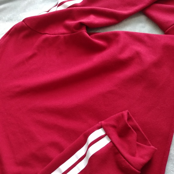 | Red White Striped Crop Sweater | 004 | - Picture 7 of 7